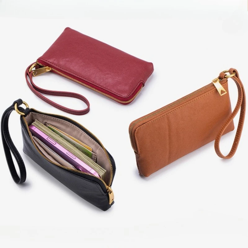 Soft Leather Zipper Wristlet Wallets - Multi-Use Long Clutch Bag with Multiple Card Slots, Compact Organizer for Everyday Carry
Soft Leather Zipper Wristlet Wallets - Multi-Use Long Clutch Bag with Multiple Card Slots, Compact Organizer for Everyday Carry