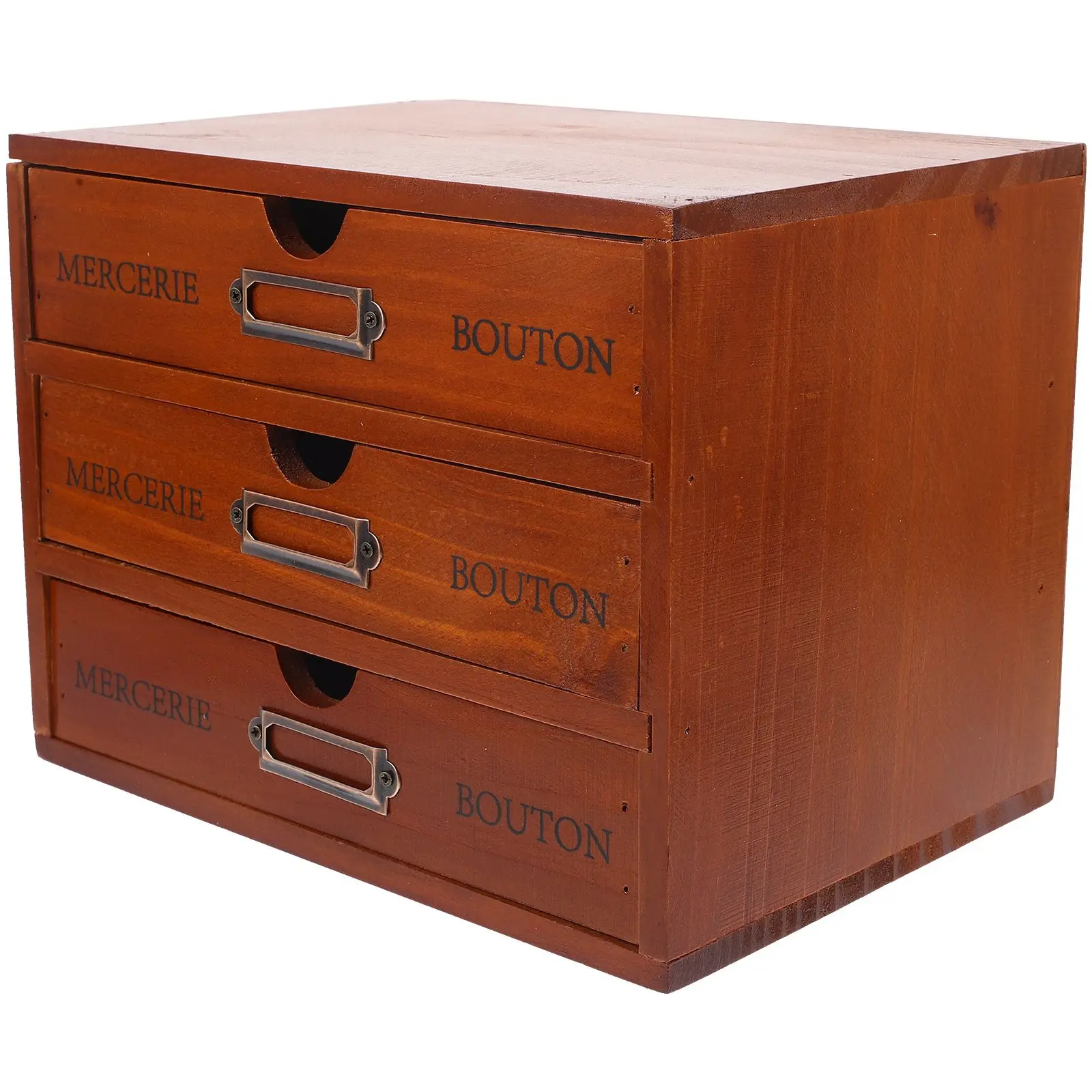 3 Drawers Wooden Storage Desk Organizer for Makeup Jewelry Cosmetics Sundries Tidy Retro Style Desktop File Cabinet Box
3 Drawers Wooden Storage Desk Organizer for Makeup Jewelry Cosmetics Sundries Tidy Retro Style Desktop File Cabinet Box
