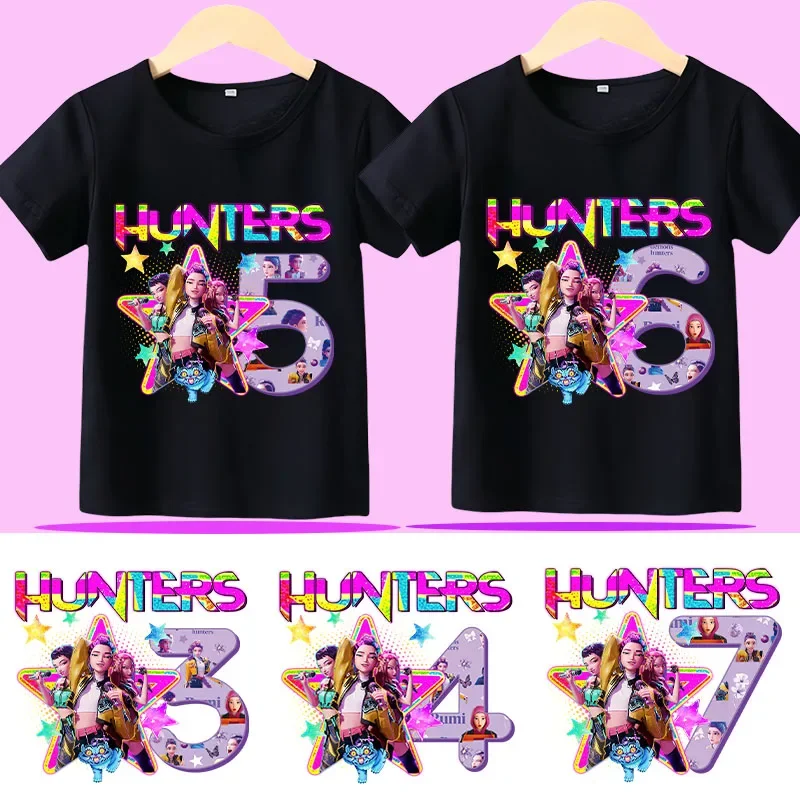 Kpop Demon Hunters 1-12 Years Old Girls' Pure Cotton Short-Sleeved Sportswear for Children,Boys' Casual Shirt for Summer T-Shirt
Kpop Demon Hunters 1-12 Years Old Girls' Pure Cotton Short-Sleeved Sportswear for Children,Boys' Casual Shirt for Summer T-Shirt