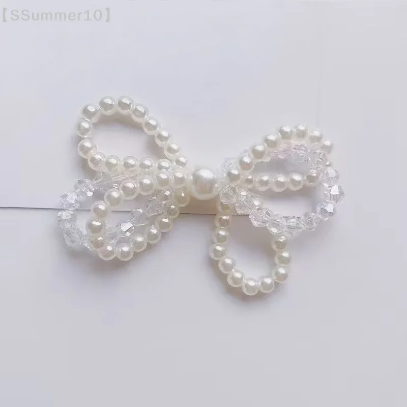 【SSummer10】Vintage Crystal Bow Woven Pearl Double-Layer Bow Accessories Diy Clothing Shoes Hats And Accessories【SS】
【SSummer10】Vintage Crystal Bow Woven Pearl Double-Layer Bow Accessories Diy Clothing Shoes Hats And Accessories【SS】