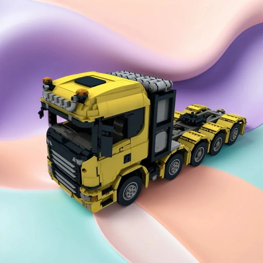3937Pcs Custom 10x4 6 SLT Truck Yellow MOC Remote-Controlled Heavy-Duty Vehicle Education Building diy Blocks Birthday Toys Gift
3937Pcs Custom 10x4 6 SLT Truck Yellow MOC Remote-Controlled Heavy-Duty Vehicle Education Building diy Blocks Birthday Toys Gift