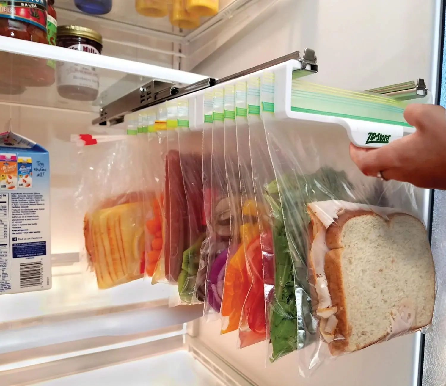 Your Refrigerator Organizer - Ziploc Bags Easy Fridge Organizer - Organizes 12 Bags, Perfect For Leftovers, Easy To See & Instal
Your Refrigerator Organizer - Ziploc Bags Easy Fridge Organizer - Organizes 12 Bags, Perfect For Leftovers, Easy To See & Instal