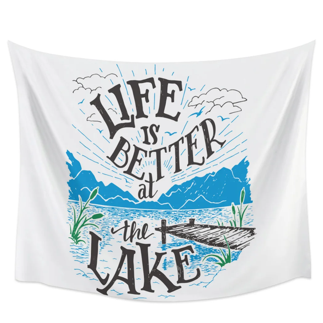 Гобелен Life By The Blue Lake, настенное покрытие, украшение для дома, одеяло, настенная Подвеска для спальни
Гобелен Life By The Blue Lake, настенное покрытие, украшение для дома, одеяло, настенная Подвеска для спальни