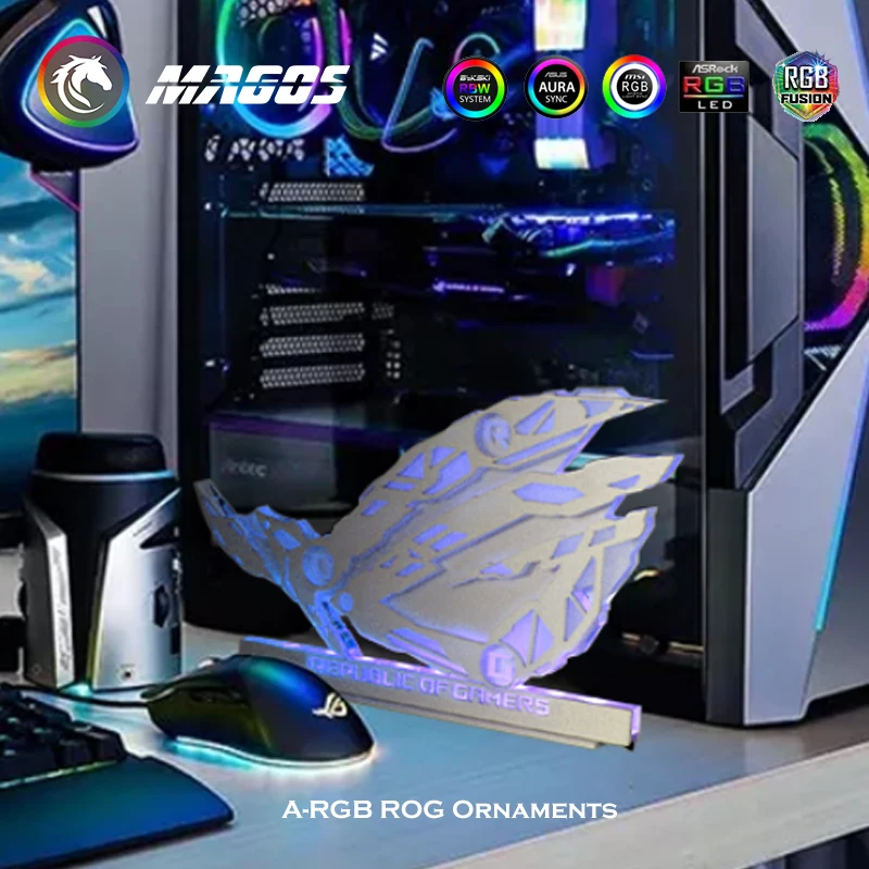 ROG украшения ручной работы для геймера, чехол для компьютера «сделай сам», подарок веры бренда ASUS, акриловый модный механический глаз M/B 5 В ARGB SYNC
ROG украшения ручной работы для геймера, чехол для компьютера «сделай сам», подарок веры бренда ASUS, акриловый модный механический глаз M/B 5 В ARGB SYNC