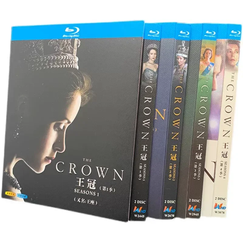 BD Blu-ray High Definition American Drama The Crown Seasons 1–6 Complete Edition 20-Disc Box Set
BD Blu-ray High Definition American Drama The Crown Seasons 1–6 Complete Edition 20-Disc Box Set