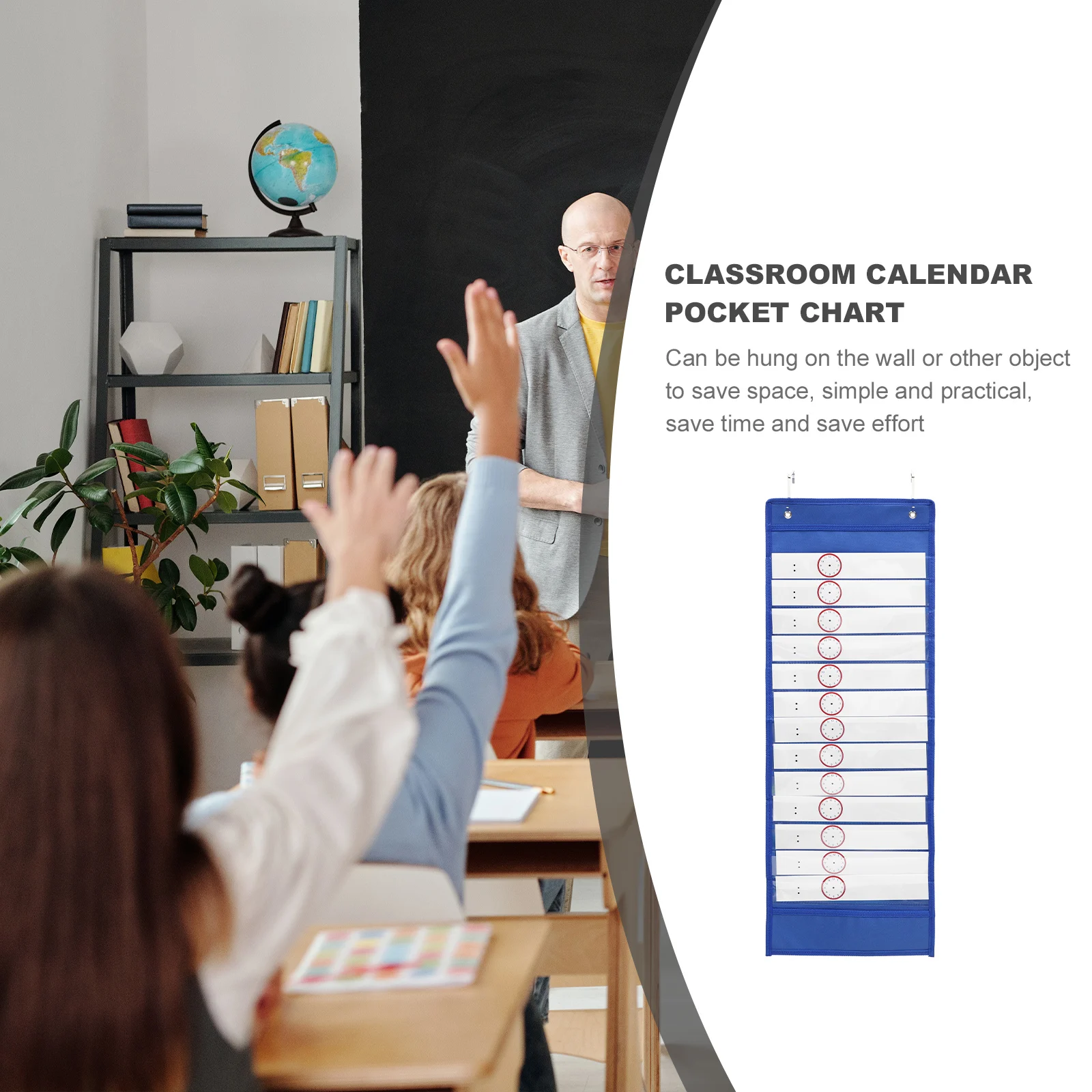 1 set 14 Pockets PET Oxford Cloth Schedule Hanging Bag Blue Monthly Planner Storage Organizer Classroom Wall Mount Pocket Chart
1 set 14 Pockets PET Oxford Cloth Schedule Hanging Bag Blue Monthly Planner Storage Organizer Classroom Wall Mount Pocket Chart