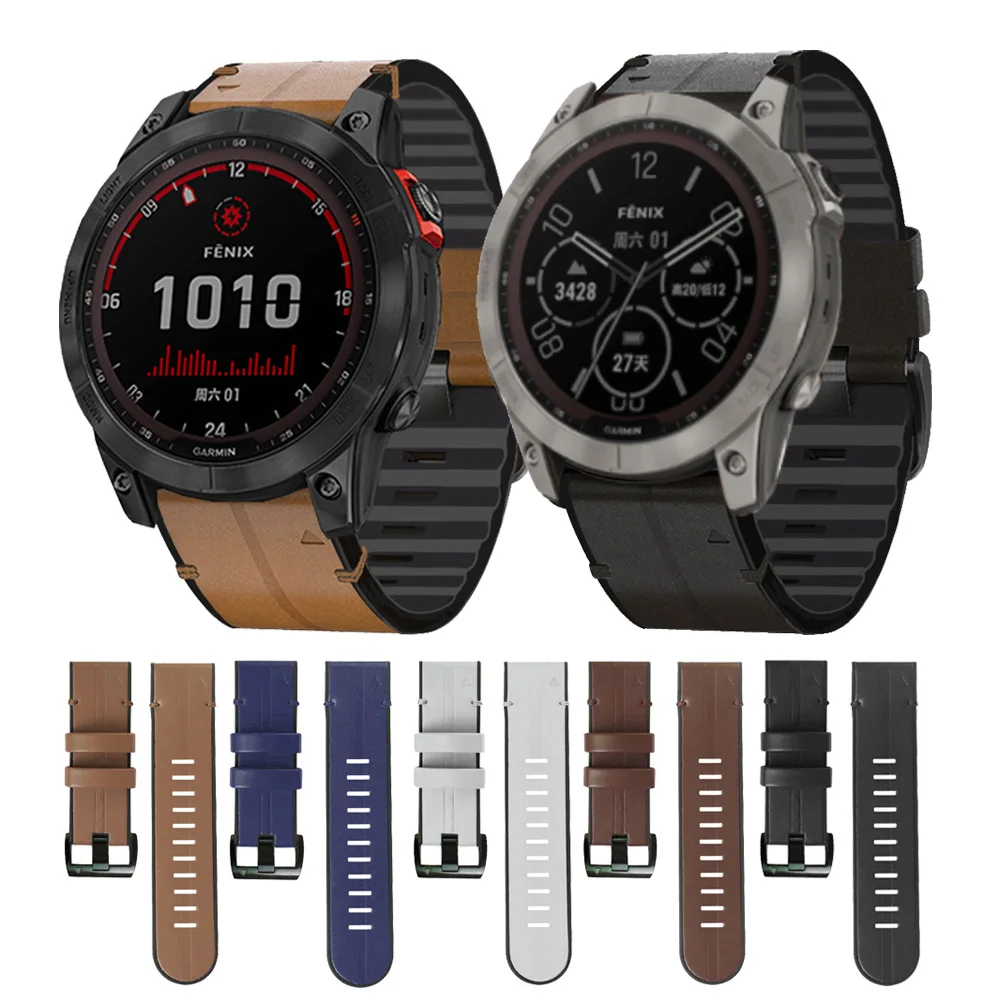 22mm 26mm Silicone Leather Quick Fit For Garmin Fenix 7X 7 Bracelet For Fenix 6 6X 5 5X/TACTIX DELTA/EPIX/INSTINCT 2 Watchband
22mm 26mm Silicone Leather Quick Fit For Garmin Fenix 7X 7 Bracelet For Fenix 6 6X 5 5X/TACTIX DELTA/EPIX/INSTINCT 2 Watchband