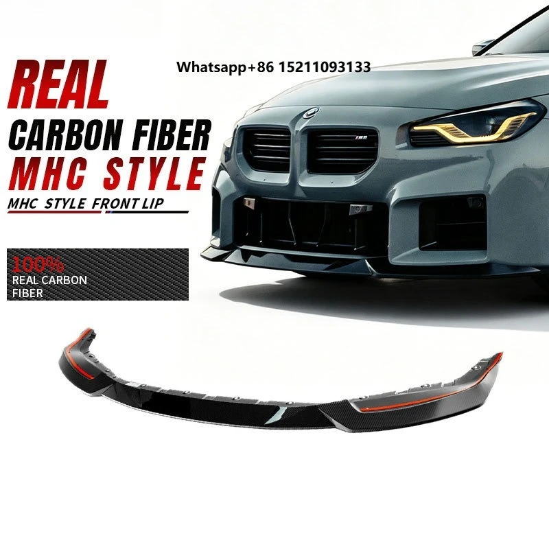 Perfiply Auto Part Front MHC Style Upgrade Body Kit Real Carbon Fiber Front Lip for M2 G87 2023+ Car Parts Bumper Lip
Perfiply Auto Part Front MHC Style Upgrade Body Kit Real Carbon Fiber Front Lip for M2 G87 2023+ Car Parts Bumper Lip