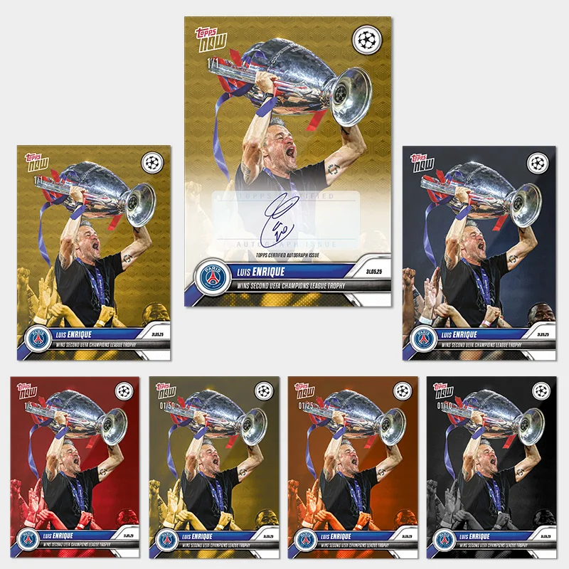 Topps Now 2025 UCL Champion Luis Enrique Paris Saint-Germain Fc Head Coach Diy Football Star Коллекционные карты Подарочная коллекция
Topps Now 2025 UCL Champion Luis Enrique Paris Saint-Germain Fc Head Coach Diy Football Star Коллекционные карты Подарочная коллекция