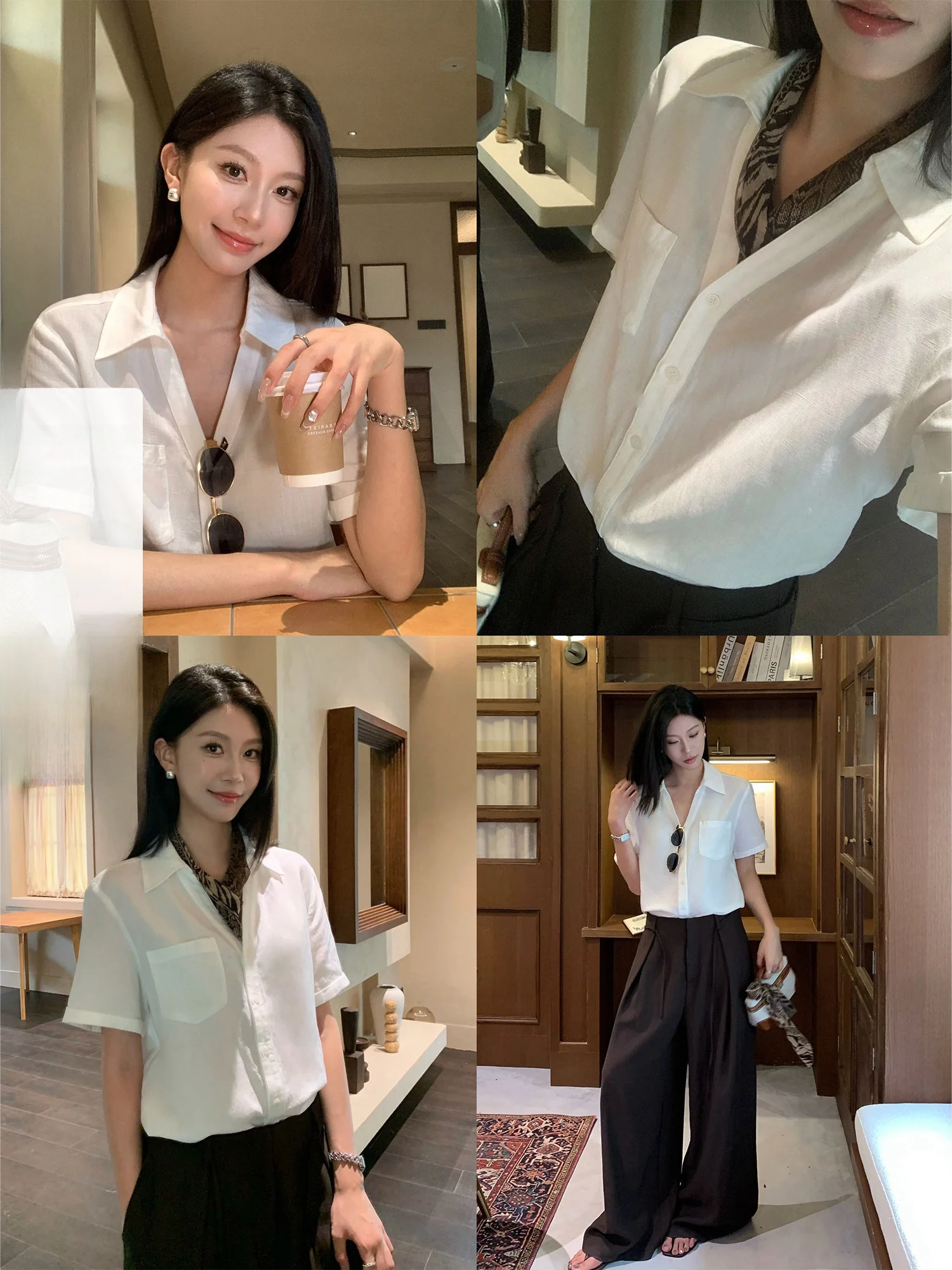Pusumede Rceler Linen Series Loose Casual V-Neck Short Sleeve Shirt Women's Straight Cut Skirt Set Summer Fashion Outfit
Pusumede Rceler Linen Series Loose Casual V-Neck Short Sleeve Shirt Women's Straight Cut Skirt Set Summer Fashion Outfit