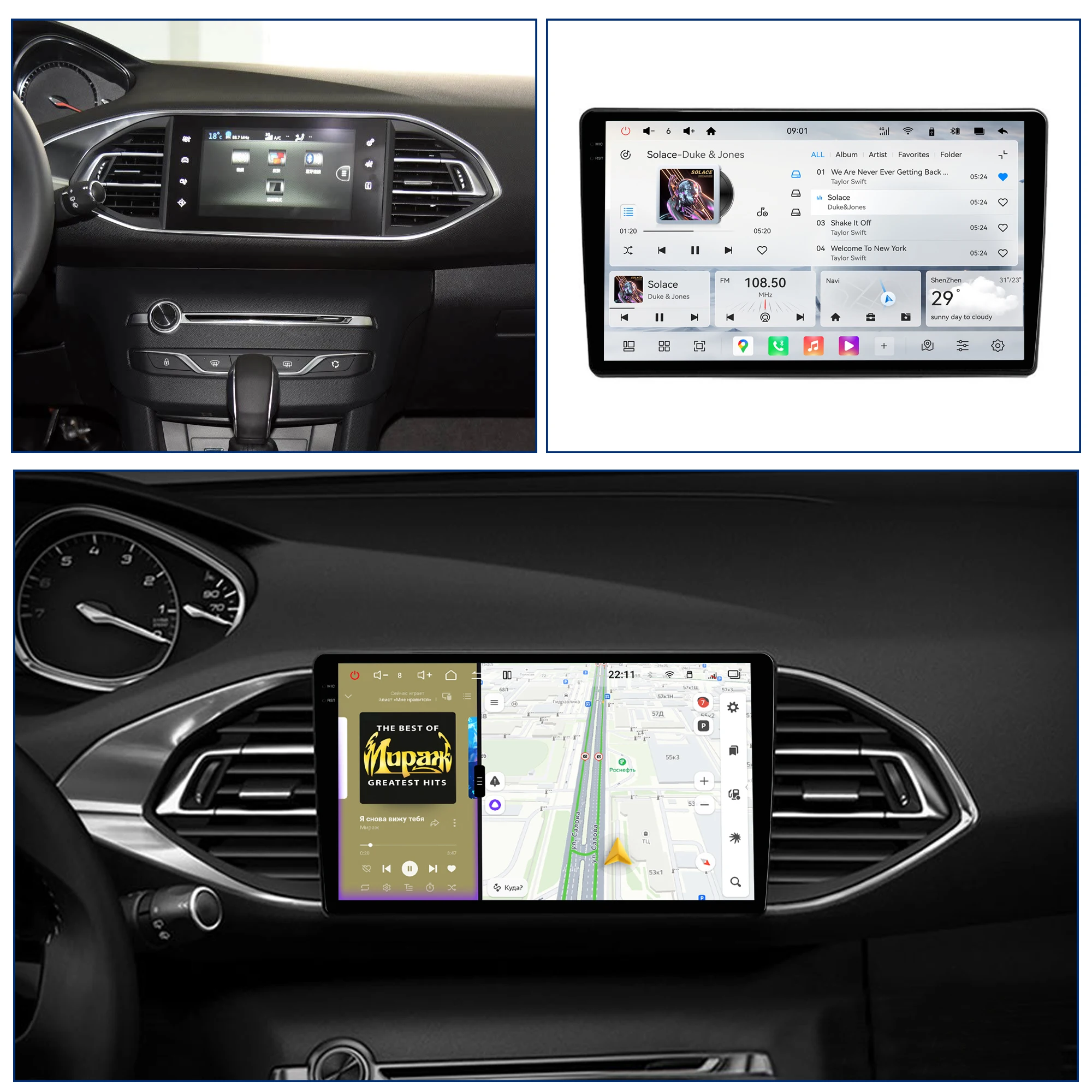 Redpower Android 850 Pro Max Multimedia Player with Crystal Sound, CarPlay Bluetooth Car Radio for Peugeot 308S 2013 - 2017
Redpower Android 850 Pro Max Multimedia Player with Crystal Sound, CarPlay Bluetooth Car Radio for Peugeot 308S 2013 - 2017