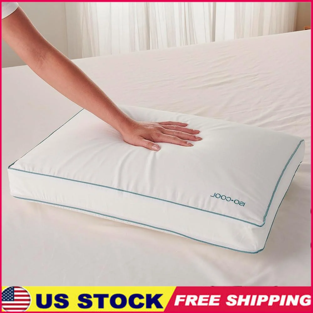Iso-Cool Foam Pillow Side Sleepers 100% Memory Foam Adaptive Comfort Technology Pressure Relief Supportive Air Technology USA
Iso-Cool Foam Pillow Side Sleepers 100% Memory Foam Adaptive Comfort Technology Pressure Relief Supportive Air Technology USA