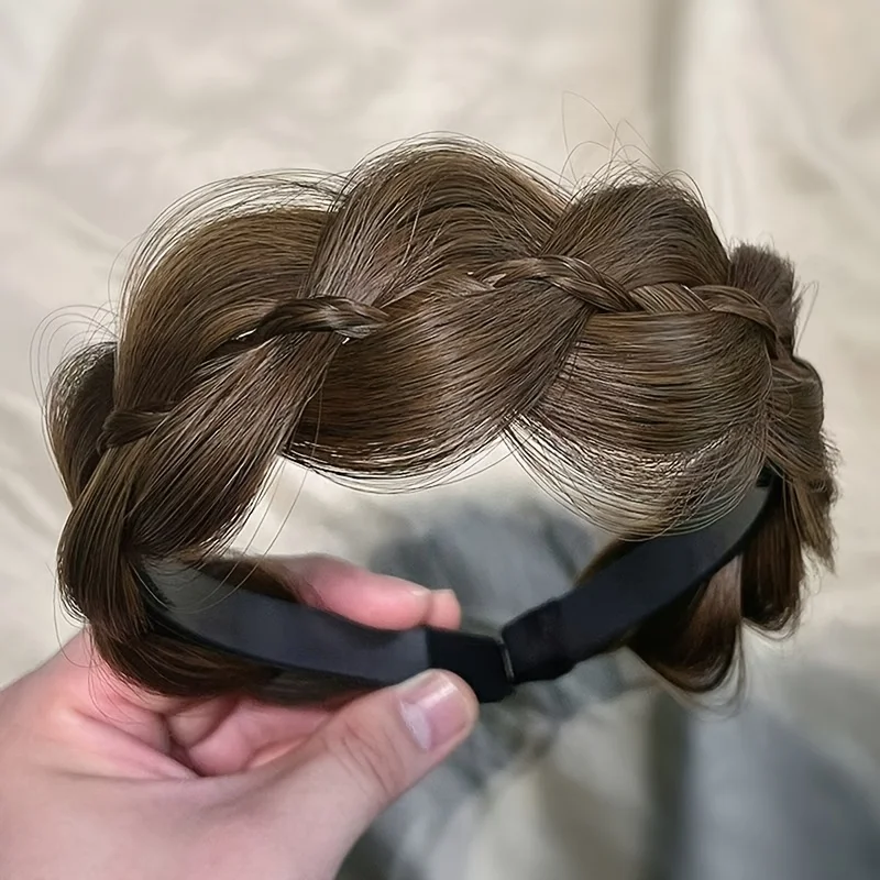 Wide edge twist fish stock braid wig headband women's white hair cover headgear hairpin with teeth non-slip cover artifact
Wide edge twist fish stock braid wig headband women's white hair cover headgear hairpin with teeth non-slip cover artifact