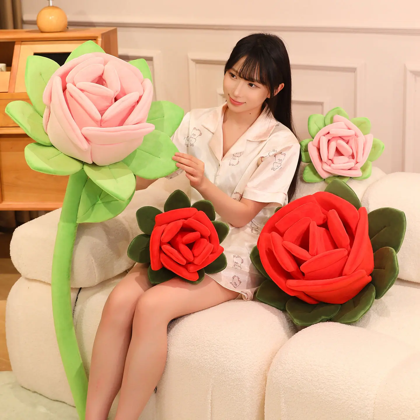 40/110cm Simulation Rose Plush Toy Cartoon Artificial Flowers Stuffed Doll Graduation Valentine's Day Gifts
40/110cm Simulation Rose Plush Toy Cartoon Artificial Flowers Stuffed Doll Graduation Valentine's Day Gifts