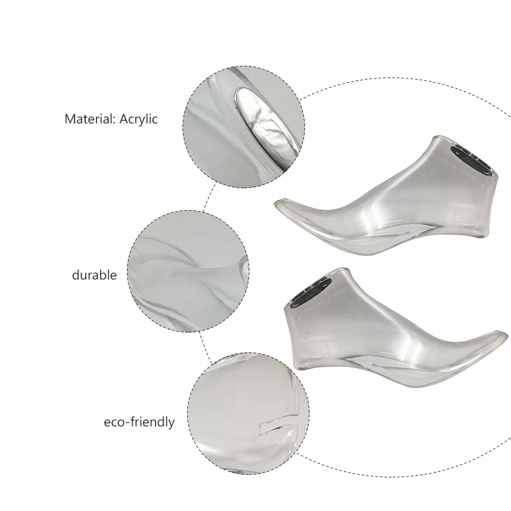 1Pair High Heels Holder Clear Acrylic Shoe Support for Shoe Display Rack Organizer Portable Lightweight Shoes Form Insert
1Pair High Heels Holder Clear Acrylic Shoe Support for Shoe Display Rack Organizer Portable Lightweight Shoes Form Insert