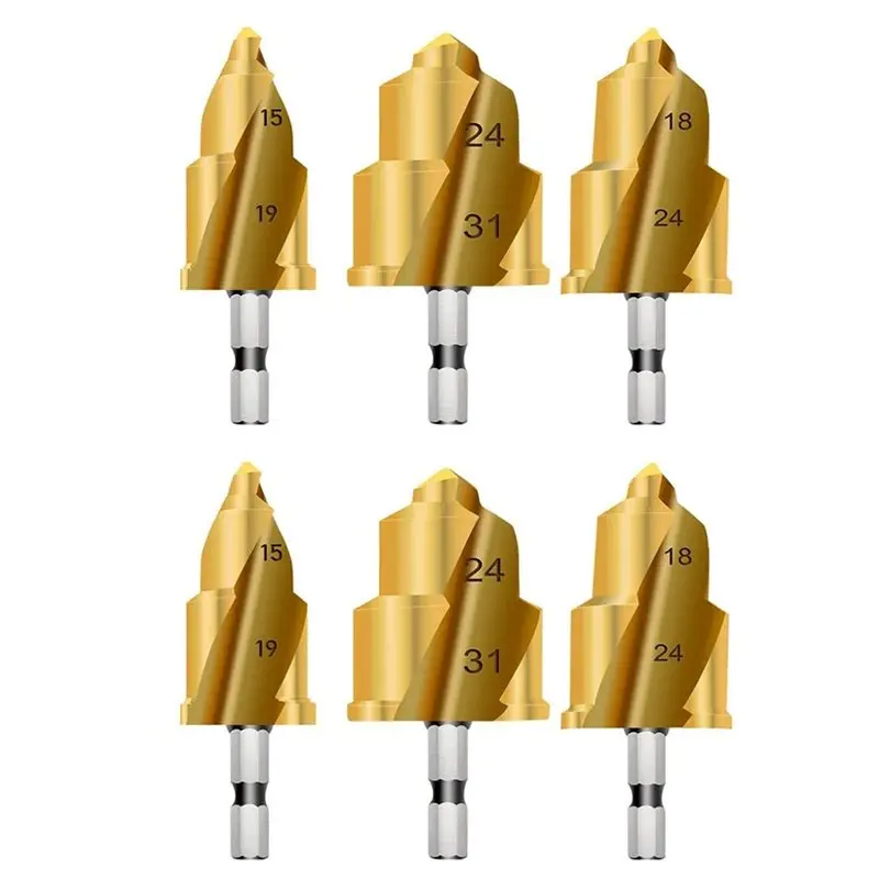 75STO-Wireless Drills Compatible Stepped Drill Bit, Full Open Process Hand Tool Hexagon Shank 20/25/32Mm Water Pipe Connection
75STO-Wireless Drills Compatible Stepped Drill Bit, Full Open Process Hand Tool Hexagon Shank 20/25/32Mm Water Pipe Connection
