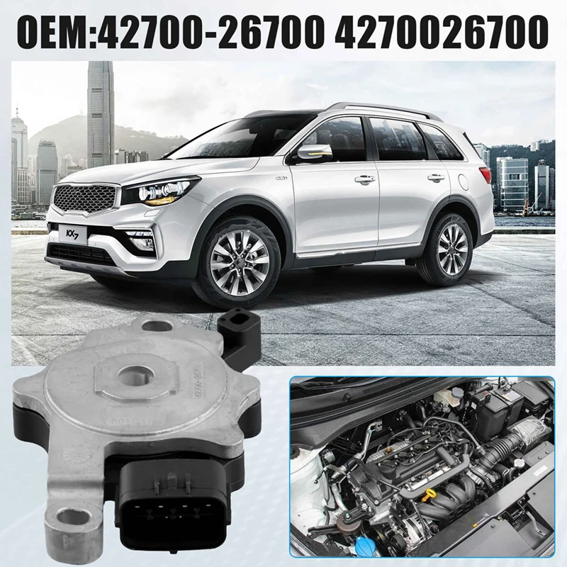 Car Neutral Safety Switch Gearbox Neutral Switch Sensor 42700-26700 For Kia K2 K3 KX3 KX5 Sportage Forte
Car Neutral Safety Switch Gearbox Neutral Switch Sensor 42700-26700 For Kia K2 K3 KX3 KX5 Sportage Forte