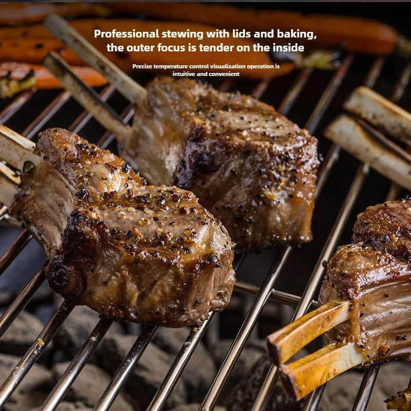 Round Charcoal BBQ Grill Outdoor Household Carbon Grill for Siding Grill Tea and BBQ
Round Charcoal BBQ Grill Outdoor Household Carbon Grill for Siding Grill Tea and BBQ
