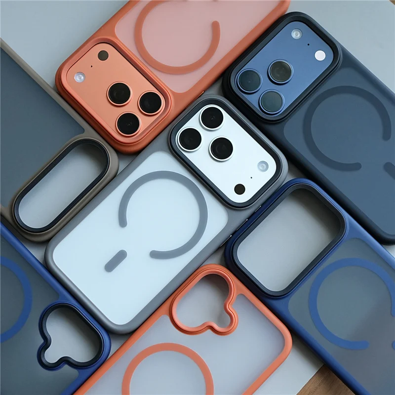 Candy Color Bumper Matte Magsafe Case For iPhone 17Pro 17Pro Max 17Air Active Touch Camera Button Magnetic Hard Protective Cover
Candy Color Bumper Matte Magsafe Case For iPhone 17Pro 17Pro Max 17Air Active Touch Camera Button Magnetic Hard Protective Cover