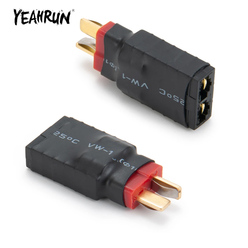 YEAHRUN 1PCS/4PCS Female TRX to Male T-Plug Connector Adapter for 1/10 RC Battery ESC & Charger
YEAHRUN 1PCS/4PCS Female TRX to Male T-Plug Connector Adapter for 1/10 RC Battery ESC & Charger