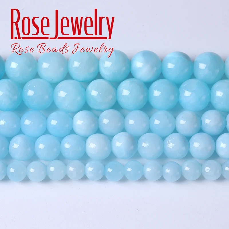 Natural Blue Jades Stone Beads For Jewelry Making Round Loose Spacer Beads Diy Bracelets Necklaces Accessories 4 6 8 10 12mm 15"
Natural Blue Jades Stone Beads For Jewelry Making Round Loose Spacer Beads Diy Bracelets Necklaces Accessories 4 6 8 10 12mm 15"