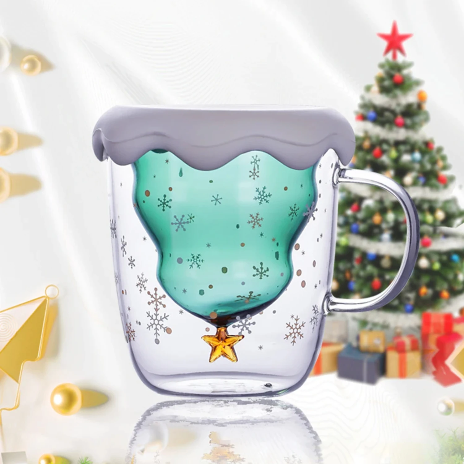 300ML Double Layered Anti Scald Glass Christmas Tree Starry Sky Coffee Mug Thermal Insulation Breakfast Milk Cup Gift Cup
300ML Double Layered Anti Scald Glass Christmas Tree Starry Sky Coffee Mug Thermal Insulation Breakfast Milk Cup Gift Cup