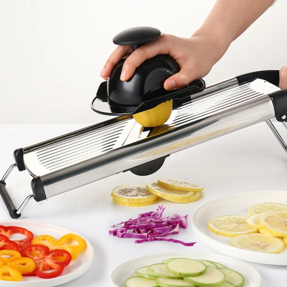 Household Adjustable Vegetable Slicer Efficient Stainless Steel Vegetable Cutter Professional Vegetable Chopper Potato
Household Adjustable Vegetable Slicer Efficient Stainless Steel Vegetable Cutter Professional Vegetable Chopper Potato
