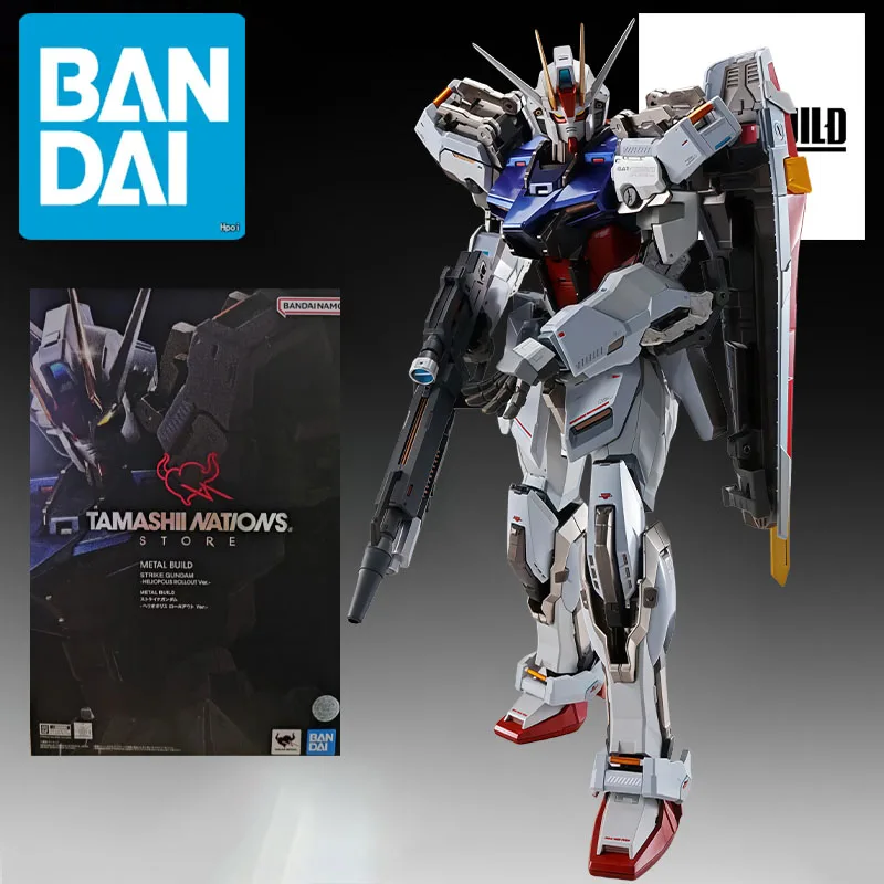 Bandai Original METAL BUILD Strike Gundam 180mm Anime Action Figures Toys for Christmas Gift Collectible Model Ornaments
Bandai Original METAL BUILD Strike Gundam 180mm Anime Action Figures Toys for Christmas Gift Collectible Model Ornaments