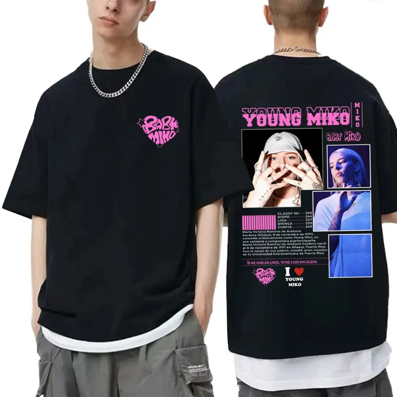 Rapper Young Miko T Shirts Men Women Clothing Short Sleeve Fashion Hip Hop T-shirts Cotton Oversized Tshirt Vintage Streetwear
Rapper Young Miko T Shirts Men Women Clothing Short Sleeve Fashion Hip Hop T-shirts Cotton Oversized Tshirt Vintage Streetwear