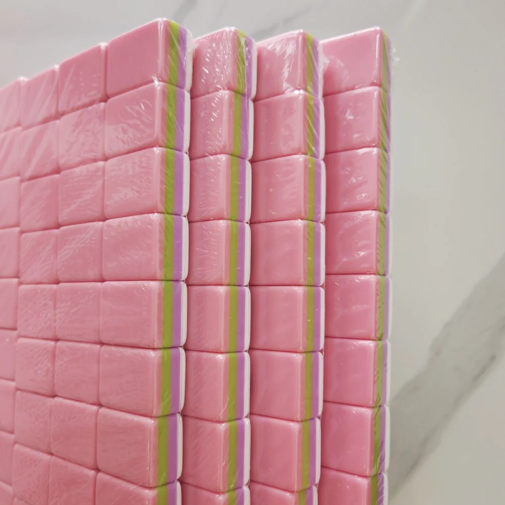 Premium Luxury 4-Layer Acrylic American Mahjong Tiles Pink Engraved Mahjong Set Portable Mah Jongg Sets for Family Entertainment
Premium Luxury 4-Layer Acrylic American Mahjong Tiles Pink Engraved Mahjong Set Portable Mah Jongg Sets for Family Entertainment