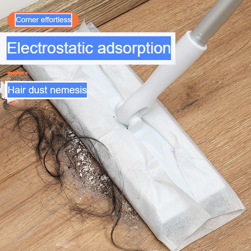 Electrostatic Dust Removal Paper Ultra-fine Fiber Cloth Flat Mop Replacement Pad Disposable Dry And Wet Cleaning Supplies
Electrostatic Dust Removal Paper Ultra-fine Fiber Cloth Flat Mop Replacement Pad Disposable Dry And Wet Cleaning Supplies