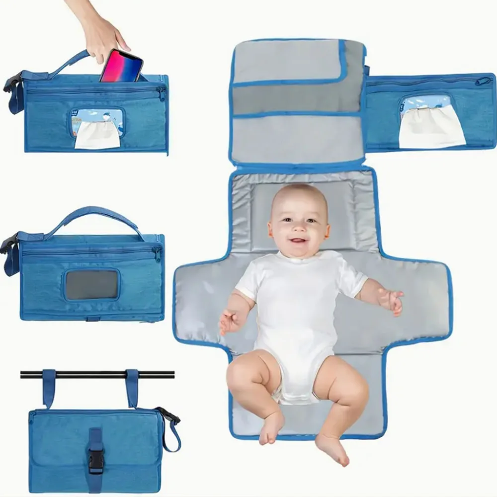 Portable Baby Changing Pad & Diaper Changing Mat Soft Cushioning for, Boys & Girls - Travel-Friendly Diaper Bag Accessory
Portable Baby Changing Pad & Diaper Changing Mat Soft Cushioning for, Boys & Girls - Travel-Friendly Diaper Bag Accessory
