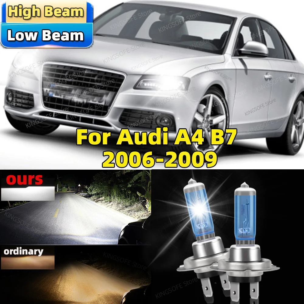 2Pcs Car Halogen Light Lamps 100W Low Beam 6500K For Audi A4 B7 2006 2007 2008 2009 Front Bulbs
2Pcs Car Halogen Light Lamps 100W Low Beam 6500K For Audi A4 B7 2006 2007 2008 2009 Front Bulbs