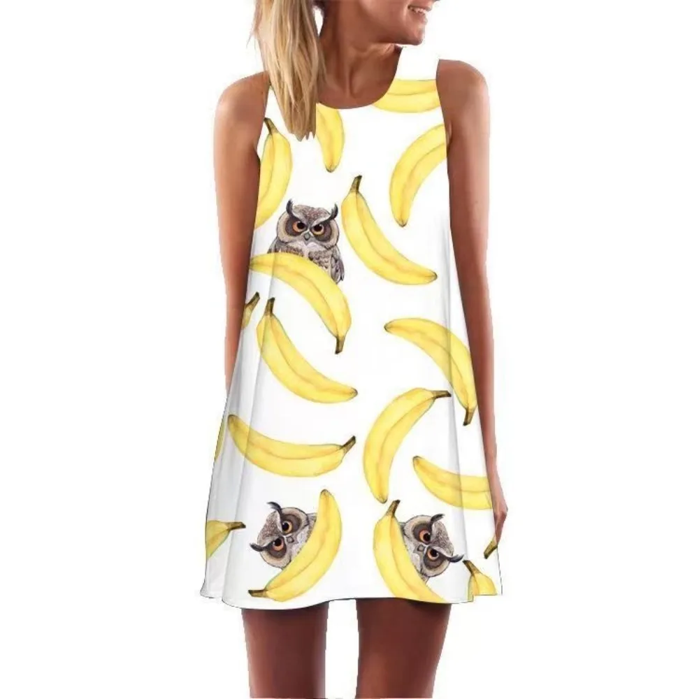 2024 New Fashion Hot Summer Ladies High-end 3D Printed Dress Home Casual Nightdress Thin Breathable Oversized Comfortable Young
2024 New Fashion Hot Summer Ladies High-end 3D Printed Dress Home Casual Nightdress Thin Breathable Oversized Comfortable Young
