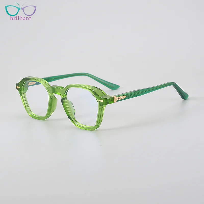 Top Quality Acetate Polygonal Men Large Frame Eyeglass Frame Fashion Designer Brand Optical Eyewear Women Myopia Reading Glasses
Top Quality Acetate Polygonal Men Large Frame Eyeglass Frame Fashion Designer Brand Optical Eyewear Women Myopia Reading Glasses