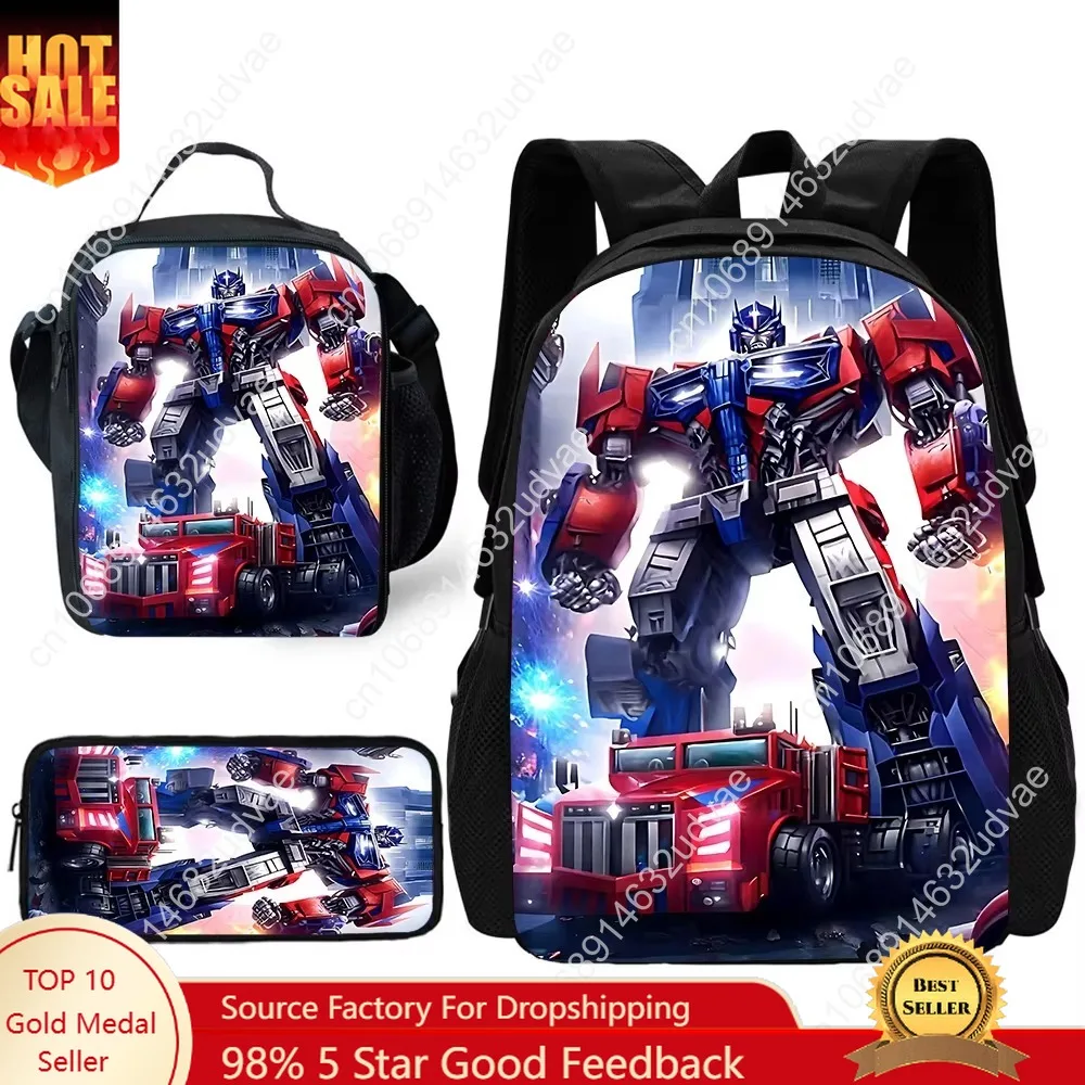 T-Transformers Child School Backpack with Lunch Bags ,Pencil Bags ,School Bags for Boys Girls Best Gift
T-Transformers Child School Backpack with Lunch Bags ,Pencil Bags ,School Bags for Boys Girls Best Gift