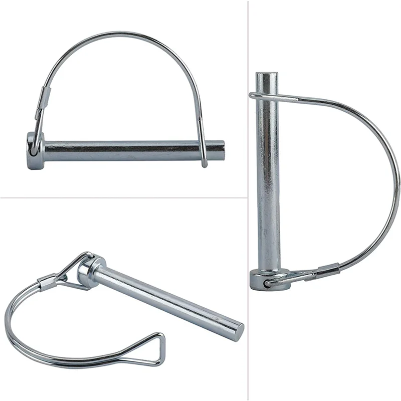 ABKW-30Pcs Wire Lock Pin, 5/16 Inch Shaft Locking Pin Hitch Pin With Round Arch Wire Retainer For Farm Trailers Lawn Garden
ABKW-30Pcs Wire Lock Pin, 5/16 Inch Shaft Locking Pin Hitch Pin With Round Arch Wire Retainer For Farm Trailers Lawn Garden