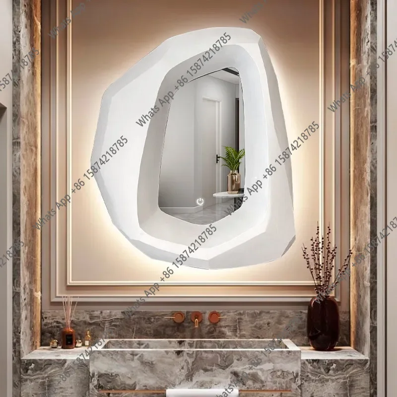 A65 European Restaurant Mirror Irregular Entrance Art Mirror, Wind Decoration Light Luxury Special-shaped Dressing Mirror Wall H
A65 European Restaurant Mirror Irregular Entrance Art Mirror, Wind Decoration Light Luxury Special-shaped Dressing Mirror Wall H