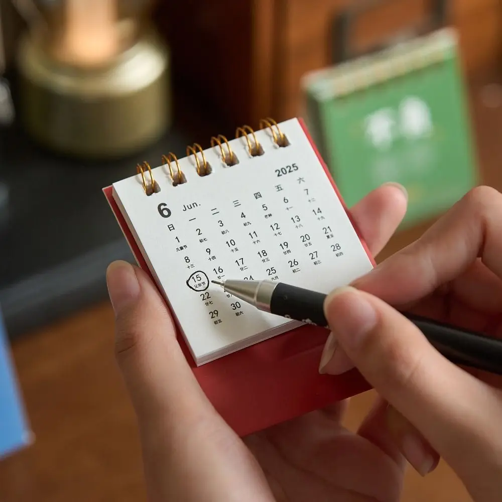 Month Date Display 2026 Mini Desk Calendar Inspirational Text Coil Binding Horse Year Calendar Solid Color Date Planner
Month Date Display 2026 Mini Desk Calendar Inspirational Text Coil Binding Horse Year Calendar Solid Color Date Planner