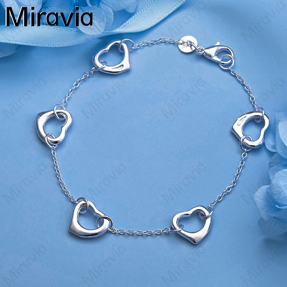 Miravia 925 Sterling Silver Heart Ring Hollow Chain Bracelet Fashion Charm Woman Wedding Gift Party Jewelry
Miravia 925 Sterling Silver Heart Ring Hollow Chain Bracelet Fashion Charm Woman Wedding Gift Party Jewelry