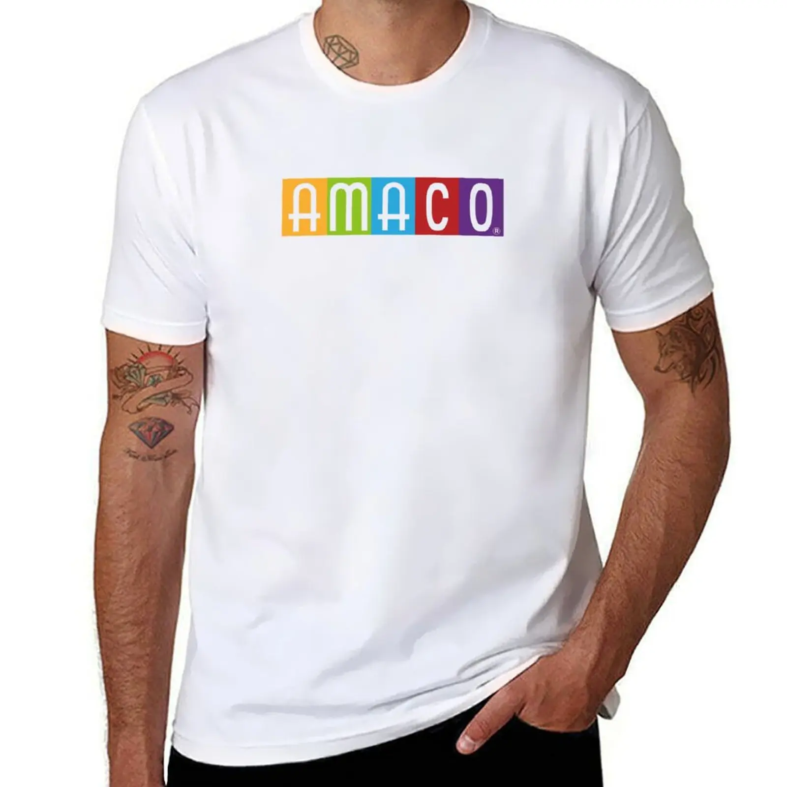 Vintage Amaco Logo - Rainbow T-Shirt t shirts for man graphic cars t shirt man designer
Vintage Amaco Logo - Rainbow T-Shirt t shirts for man graphic cars t shirt man designer