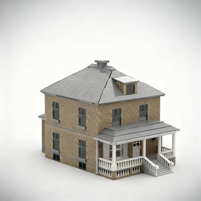 3773 детали MOC Модель дома Sears 52, модульный набор строительных блоков для уличной сцены, подарок для самостоятельной сборки, креативный коллекционный декор, премиум-класс для взрослых
3773 детали MOC Модель дома Sears 52, модульный набор строительных блоков для уличной сцены, подарок для самостоятельной сборки, креативный коллекционный декор, премиум-класс для взрослых