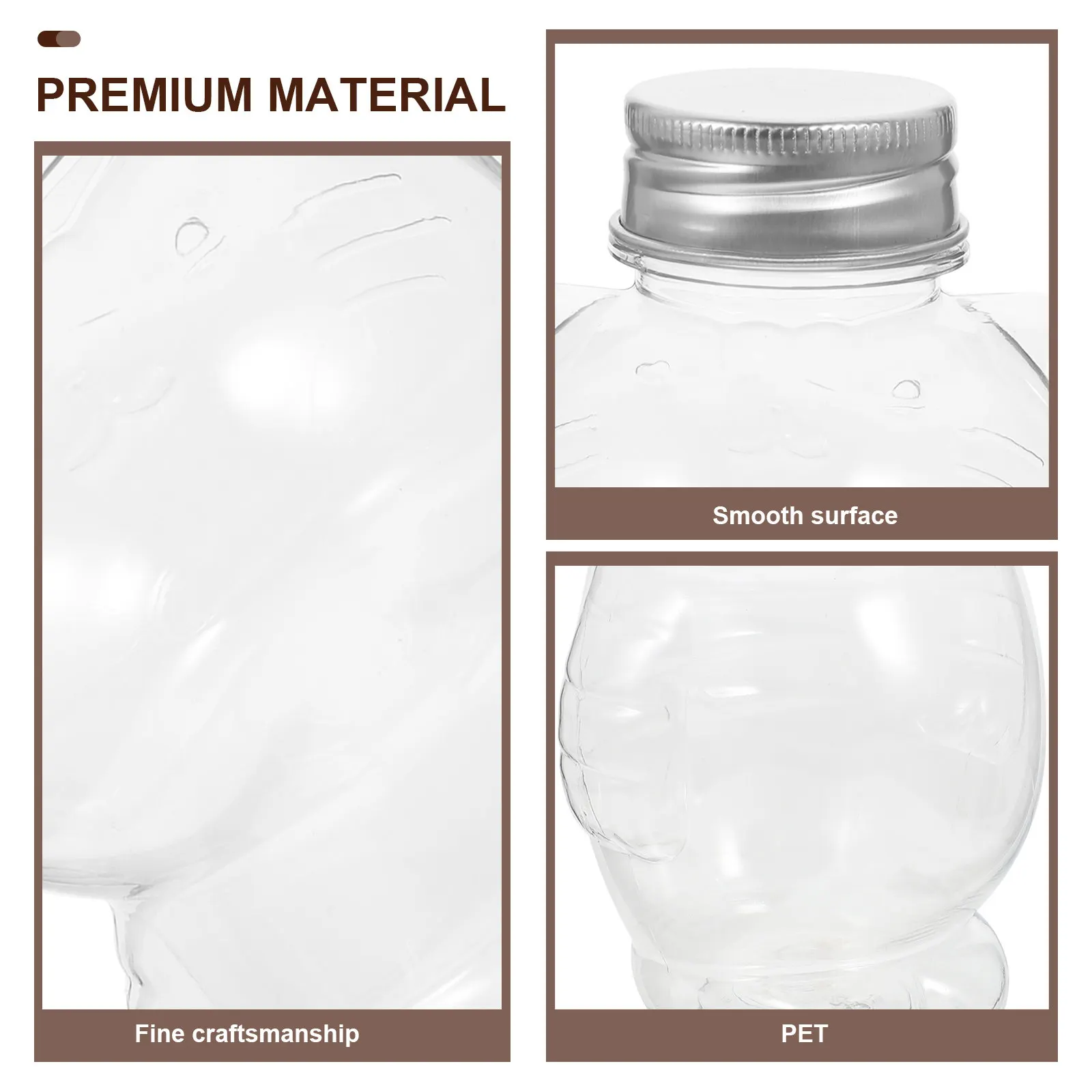 10Pcs Cat Shape Clear Juice Bottles Portable Multi-Function Plastic Milk Coffee Bottles Leak-Proof Outdoor Beverage Container
10Pcs Cat Shape Clear Juice Bottles Portable Multi-Function Plastic Milk Coffee Bottles Leak-Proof Outdoor Beverage Container