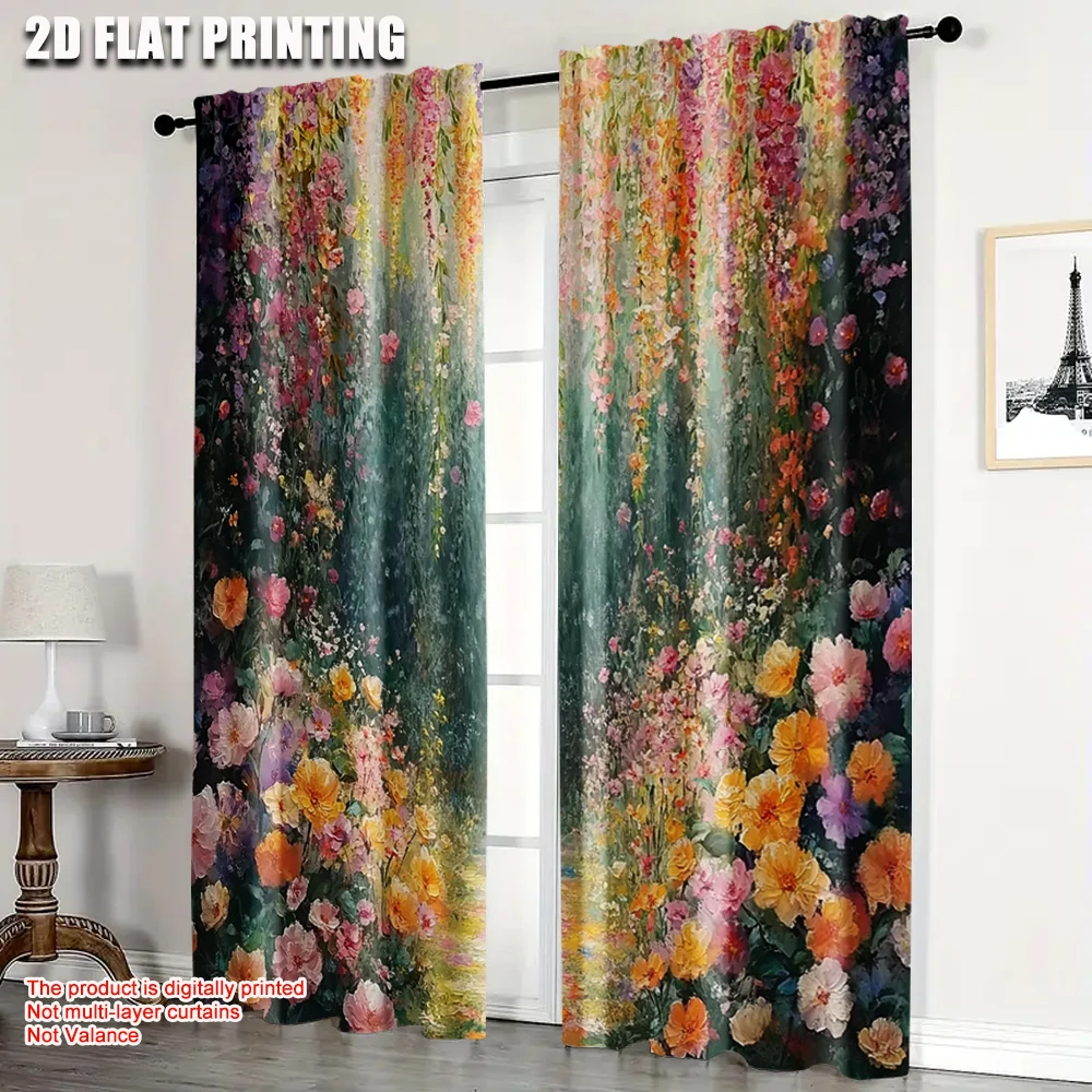 2pcs, Curtain Popular 2D print Elegant Watercolor Floral (2) Machine Washable Polyester (without rod) Decorations Outdoor for
2pcs, Curtain Popular 2D print Elegant Watercolor Floral (2) Machine Washable Polyester (without rod) Decorations Outdoor for
