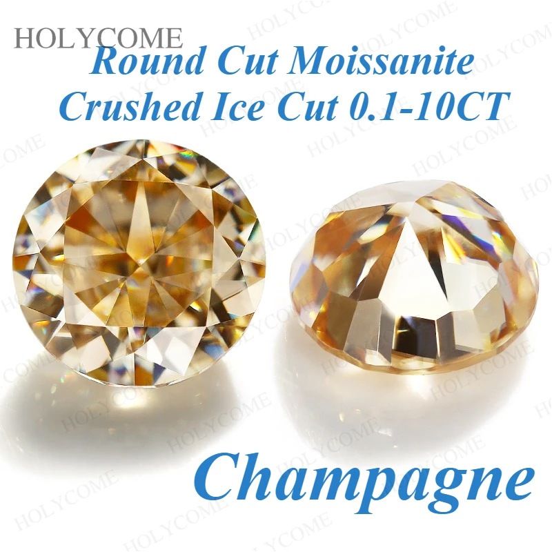 Crushed Ice Cut Round 0.1-10ct Moissanite Gmetsone Natural Champagne Never Fade Loose Beads VVS1 Jewelry Making Wholesale Price
Crushed Ice Cut Round 0.1-10ct Moissanite Gmetsone Natural Champagne Never Fade Loose Beads VVS1 Jewelry Making Wholesale Price