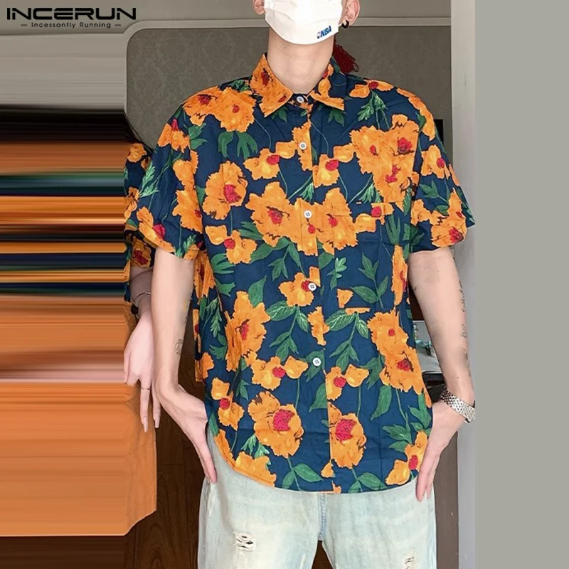 INCERUN Men Shirt Printing Lapel Short Sleeve Loose Button Streetwear Summer Men Clothing 2025 Vacation Fashion Shirts S-5XL
INCERUN Men Shirt Printing Lapel Short Sleeve Loose Button Streetwear Summer Men Clothing 2025 Vacation Fashion Shirts S-5XL