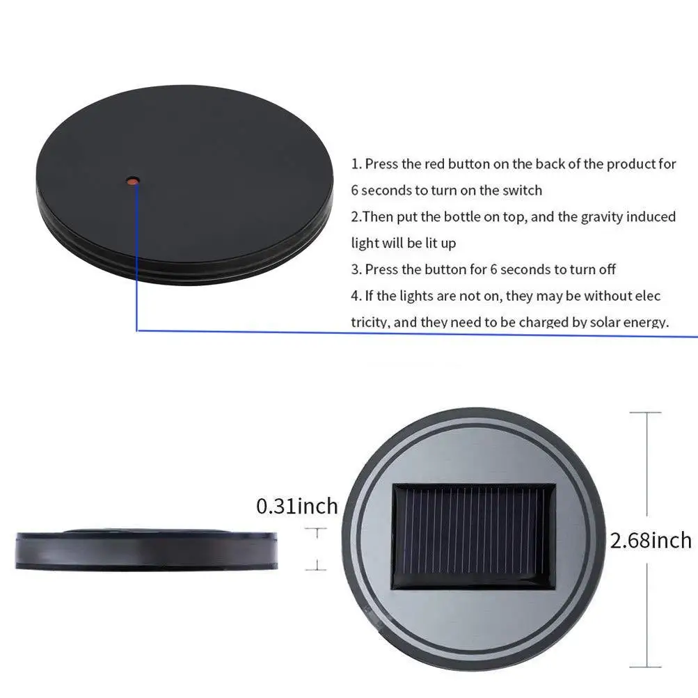 2 PCS Luminous Coasters Car Drinks Holder Accessories Water Bottle LED Cup Mat Solar Shine
2 PCS Luminous Coasters Car Drinks Holder Accessories Water Bottle LED Cup Mat Solar Shine