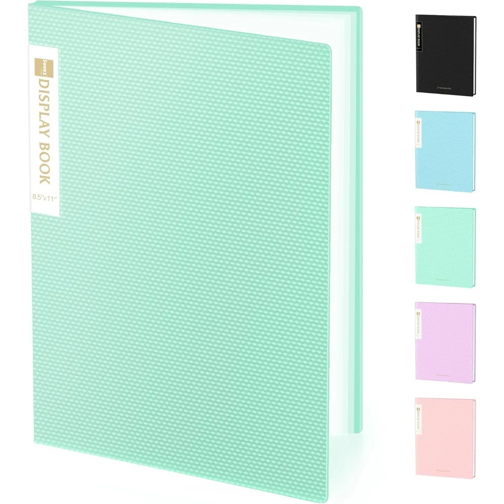 18-Pocket Binder with Plastic Sleeves 8.5x11, Heavy Duty Art Portfolio Folder with Clear Sheet Protectors, Display 36 Pages, Pr
18-Pocket Binder with Plastic Sleeves 8.5x11, Heavy Duty Art Portfolio Folder with Clear Sheet Protectors, Display 36 Pages, Pr