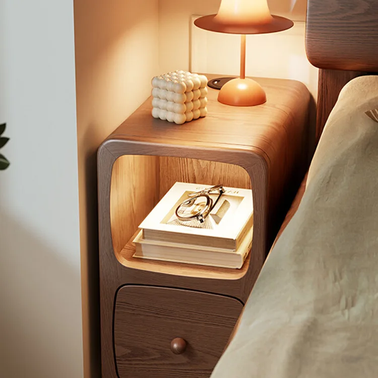 Solid wood bedside table mini small extremely narrow with lamp bedside ultra narrow simple modern bedroom narrow edge rack
Solid wood bedside table mini small extremely narrow with lamp bedside ultra narrow simple modern bedroom narrow edge rack