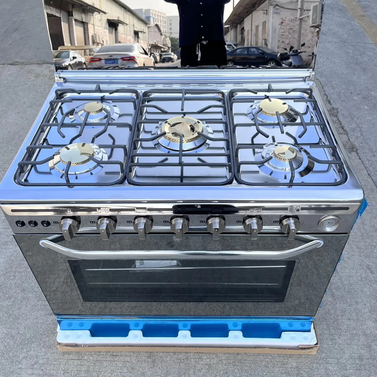 Stainless Steel Burner Oven Combo 4/5/6 Heads Freestanding Stove Furnace
Stainless Steel Burner Oven Combo 4/5/6 Heads Freestanding Stove Furnace